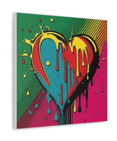 75767 183 400x480 - Pop Art Dripping Heart Vintage Antique Retro Canvas Wall Art - This Art Print Makes the Perfect Gift. Fit's just about any de