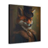 Victorian Fox Vintage Antique Retro Canvas Wall Art - This Art Print Makes the Perfect Decor Gift for any Nature Lover.