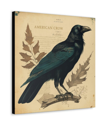75767 267 400x480 - Crow Vintage Antique Retro Canvas Wall Art - This Art Print Makes the Perfect Gift for any Nature Lover. Uplifting Decor.