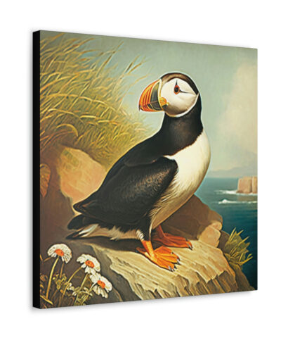 75767 303 400x480 - Puffin Vintage Antique Retro Canvas Wall Art - This Art Print Makes the Perfect Gift for any Nature Lover. Uplifting Decor.