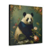 Panda Bear Vintage Antique Retro Canvas Wall Art - This Art Print Makes the Perfect Gift for any Nature Lover. Decor You Can L