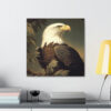 Bald Eagle Vintage Antique Retro Canvas Wall Art - This Art Print Makes the Perfect Gift for any Nature Lover. Decor You Can Love.