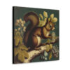 Red Squirrel Vintage Antique Retro Canvas Wall Art - This Art Print Makes the Perfect Gift for any Nature Lover. Uplifting Decor.