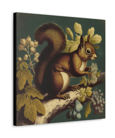75767 78 400x480 - Red Squirrel Vintage Antique Retro Canvas Wall Art - This Art Print Makes the Perfect Gift for any Nature Lover. Uplifting Decor.