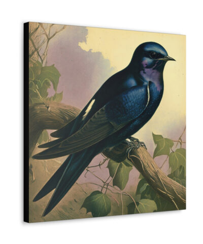 75767 85 400x480 - Purple Martin Vintage Antique Retro Canvas Wall Art - This Art Print Makes the Perfect Gift for any Nature Lover. Uplifting Decor.