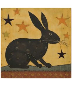 Rustic Folk Rabbit Canvas Gallery Wraps – Perfect Gift for Your Country Farm Friends