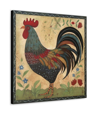 75773 43 400x480 - Rustic Folk Rooster Canvas Gallery Wraps - Perfect Gift for Your Country Farm Friends