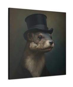 75778 8 247x296 - Otter Portrait Vintage Antique Retro Canvas Wall Art - This Art Print Makes the Perfect Gift for any Nature Lover. Decor.