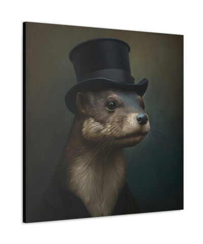 75778 8 400x480 - Otter Portrait Vintage Antique Retro Canvas Wall Art - This Art Print Makes the Perfect Gift for any Nature Lover. Decor.