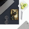 Siamese Cat Notebook - Vintage - Cat Inspirations - Hard Backed Journal