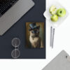 Siamese Cat Notebook - Top Hat - Cat Inspirations - Hard Backed Journal