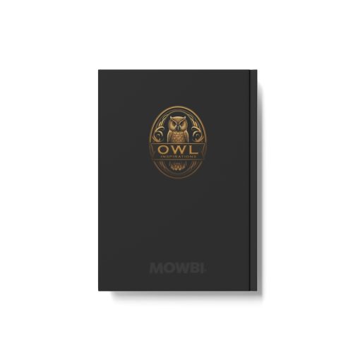 Owl Inspirations – Motorcycle Owl – Hard Backed Journal