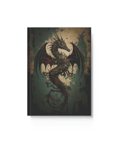 Grunge Dragon Hard Backed Journal