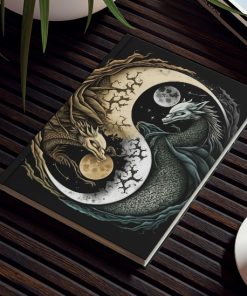 Dragon Ying Yang Hard Backed Journal