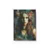Freya the Goddess Notebook - Grunge Portrait - Hard Backed Journal