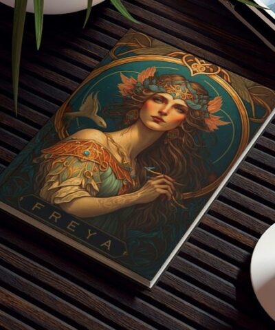 76903 126 e1679756973322 400x480 - Freya the Goddess Notebook - Art Nouveau - Hard Backed Journal