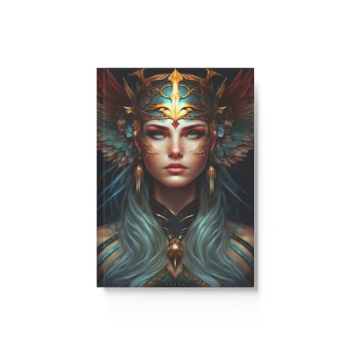 Freya the Goddess Notebook – Turquois – Hard Backed Journal