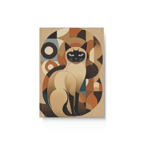 Siamese Cat Notebook – Seventies – Cat Inspirations – Hard Backed Journal