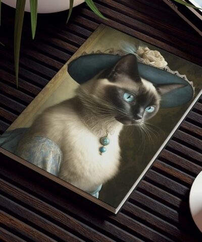 76903 259 e1679737736202 400x480 - Siamese Cat Notebook - Buttons New Bonnet - Cat Inspirations - Hard Backed Journal