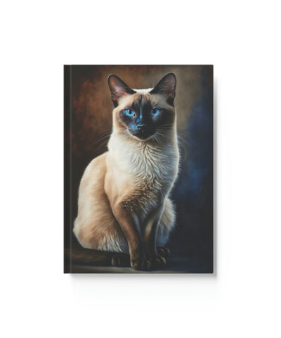 76903 267 400x480 - Siamese Cat Notebook - The Portrait - Cat Inspirations - Hard Backed Journal
