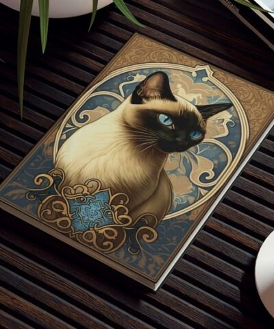 76903 273 e1679737777541 400x480 - Siamese Cat Notebook - Mandala - Cat Inspirations - Hard Backed Journal