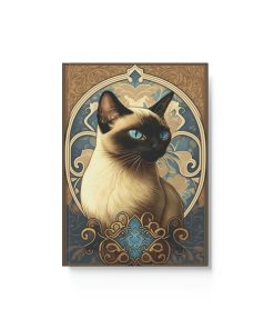 Siamese Cat Notebook – Mandala – Cat Inspirations – Hard Backed Journal
