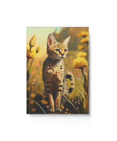 76903 281 400x480 - Savannah Cat Notebook - The Adventure - Cat Inspirations - Hard Backed Journal