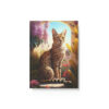 Savannah Cat Notebook - Sunny Afternoon - Cat Inspirations - Hard Backed Journal