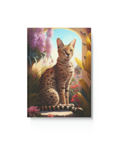 76903 295 400x480 - Savannah Cat Notebook - Sunny Afternoon - Cat Inspirations - Hard Backed Journal
