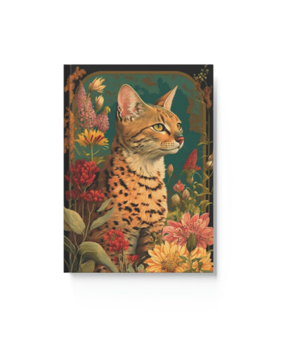 76903 304 400x480 - Savannah Cat Notebook - Spring Morning - Cat Inspirations - Hard Backed Journal