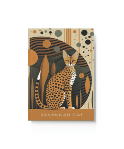 76903 311 400x480 - Savannah Cat Notebook - Modern - Cat Inspirations - Hard Backed Journal