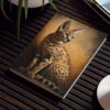 Savannah Cat Notebook – Modern – Cat Inspirations – Hard Backed Journal