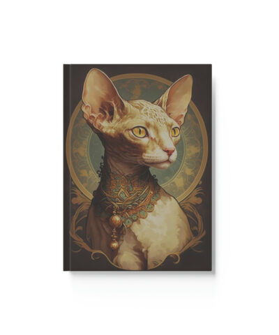 76903 325 400x480 - Cornish Rex Notebook - Royalty - Cat Inspirations - Hard Backed Journal
