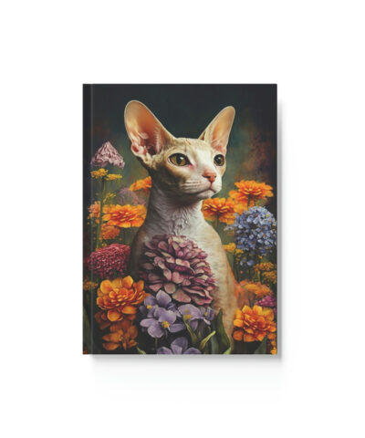 76903 360 400x480 - Cornish Rex Notebook - Emily in the Garden - Cat Inspirations - Hard Backed Journal
