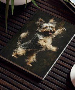 Biewer Terrier Notebook – Dancing Dog – Biewer Terrier Inspirations – Hard Backed Journal