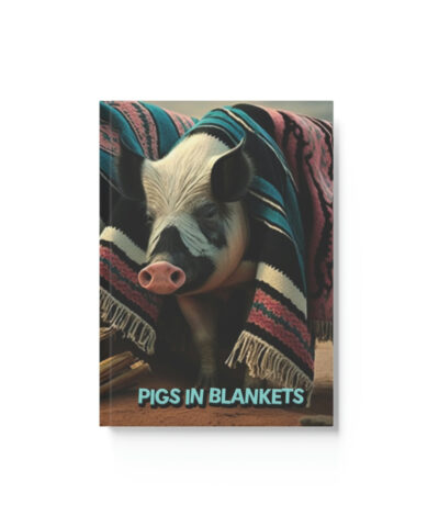 Pigs in blankets Hard Backed Journal
