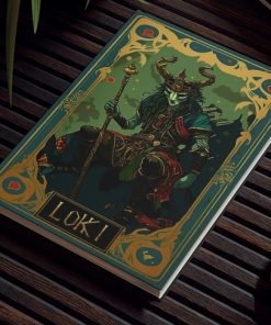 Viking God Notebook – Tarot Card – Hard Backed Journal