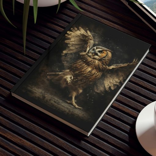 Owl Inspirations – Dancing Owl – Hard Backed Journal