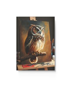 Owl Inspirations – Owl Painting – Hard Backed Journal