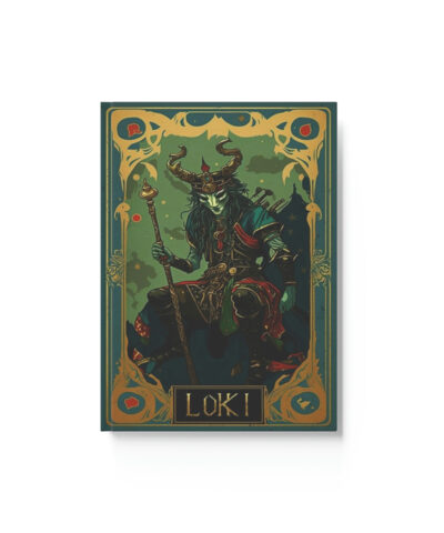 76903 50 400x480 - Viking God Notebook - Tarot Card - Hard Backed Journal