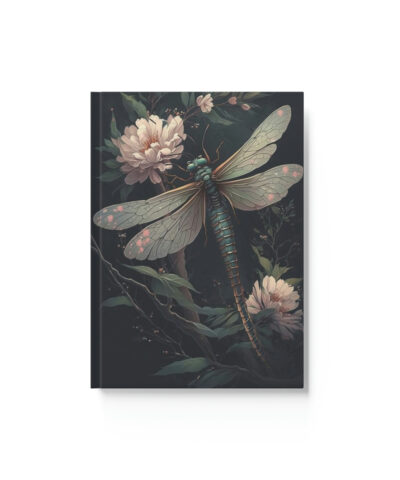 76903 534 400x480 - Dragonfly Inspirations - Dragonfly on Lily Pad -  Hard Backed Journal
