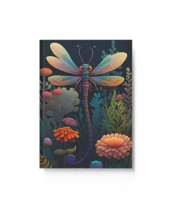 Dragonfly Inspirations – Dragonfly Cartoon Character –  Hard Backed Journal