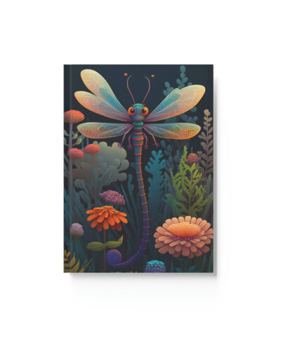 76903 555 400x480 - Dragonfly Inspirations - Dragonfly Cartoon Character -  Hard Backed Journal