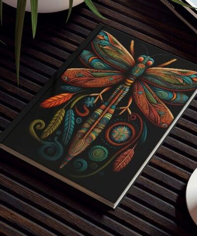 76903 561 e1679830652823 400x480 - Dragonfly Inspirations - Mesoamerican Dragonfly -  Hard Backed Journal