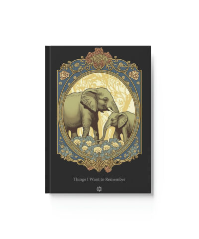 Elephant Inspirationals – Things I Want to Remember – Hard Backed Journal