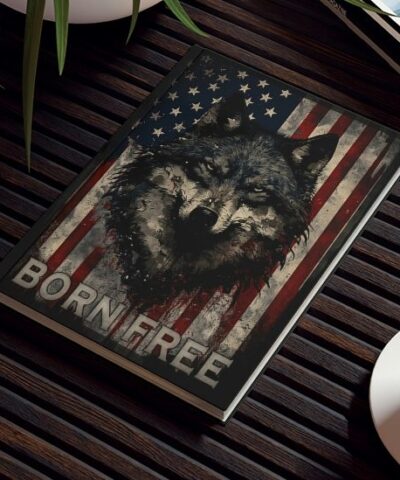 76903 632 e1679827579233 400x480 - Wolf Inspirational Quotes - Born Free - Hard Backed Journal