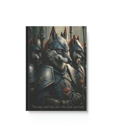 76903 710 400x480 - Wolf Inspirations - The Lone Wolf Dies But the Pack Survives - Hard Backed Journal