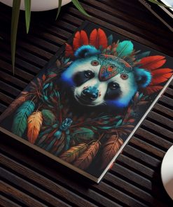 Meso Panda Bear Hard Backed Journal