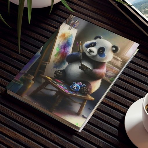 Artist Panda Hard Backed Journal