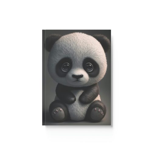 Baby Panda in Need of a Friend Hard Backed Journal